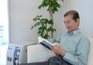 在宅酸素療法イメージ